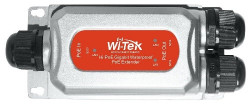 WI-POE22E-O industrial PoE repeater, 2x 1Gbps 30W+60W, IP68  